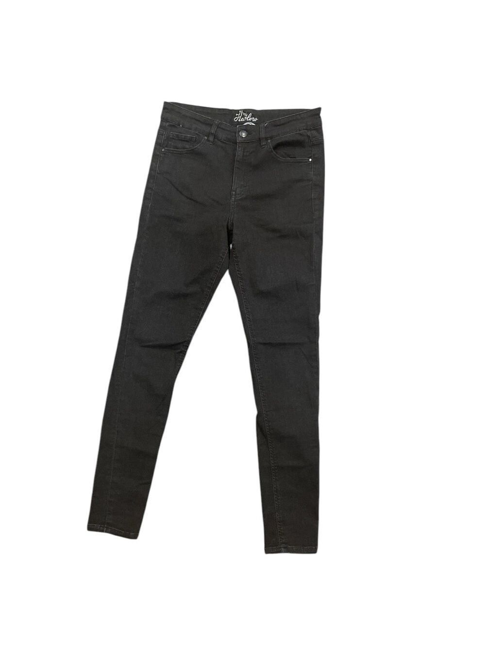Harlow W25” faded black hi rise stretch skinny jeans